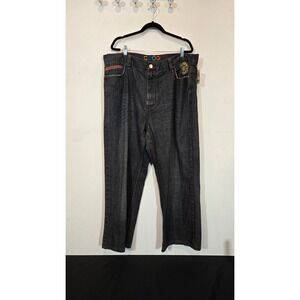 Vintage Men's Coogie Wide Leg Jeans with Embroidered Pockets